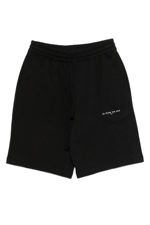 Pantaloncini in cotone nero IH NOM UH NIT | NUS26306009